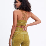 Yolanda Yoga Set Sport Bra Tie Dye High Waist Leggings