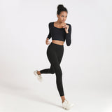 Nine-minute pants quick-dry sports suit