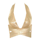 Goldberg Halter top high waist skirt