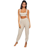 Two-Piece Halter and Haram Trousers