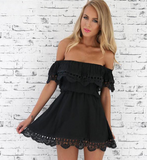 Women's  Off Shoulder Lace Dress