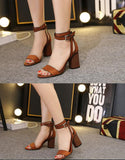 Cali Open Toe Ankle Strap Sandals