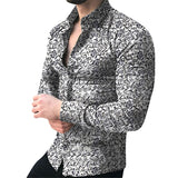 Men's Floral Button Up Collar Shirts