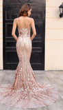 Gold Evening Gown Sequin