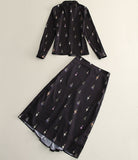 Beckham 2-Piece Blouse Skirt Set