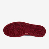 Jordan Men's Shoes Nike Air 1 Mid Chicago White/Gym Red/Black - Size 10