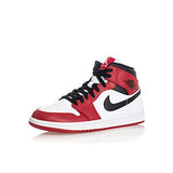 Jordan Men's Shoes Nike Air 1 Mid Chicago White/Gym Red/Black - Size 10