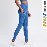 Yolanda Yoga Set Sport Bra Tie Dye High Waist Leggings