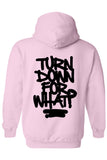 Men's/Unisex Zip-Up  "Turn Down for What?" Hoodie