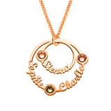 Custom Name 925 silver necklace letter pendant