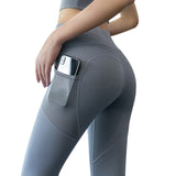 Peep Mesh Phone Pocket Leggings