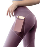 Peep Mesh Phone Pocket Leggings