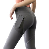 Peep Mesh Phone Pocket Leggings