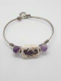 Amethyst Seahorse Stone Bracelet