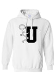 Men's/Unisex Stick Figure F*ck U Pullover HOODIE