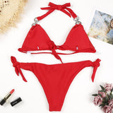 BeDazzled Crystal Two Piece Bikini Set