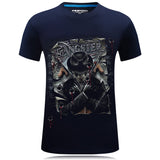 Gangster Skeleton Graphic T-Shirt