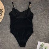 Natasha Belted Push-Up Bathing Suit / Bodysuit