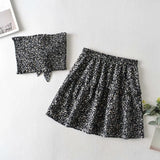 Sara Retro Two-Piece Summer Fling Skirt Top Set