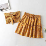 Sara Retro Two-Piece Summer Fling Skirt Top Set