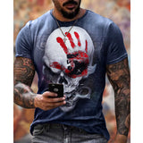 Reaper Grind Skull Graphic T-Shirts