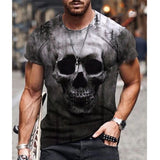 Creeper Skull Graphic T-Shirts