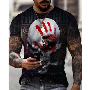 Reaper Grind Skull Graphic T-Shirts