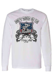 Unisex Long Sleeve Shirt USA Flag Don't Tread on Me Defend Liberty