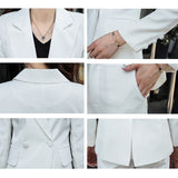Classic Double Breasted Blazer Pant Suit