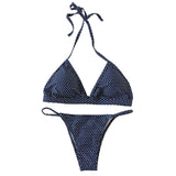 BeDazzled Crystal Two Piece Bikini Set