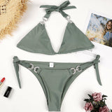 BeDazzled Crystal Two Piece Bikini Set