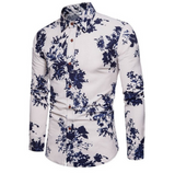 Print Linen Button Up Shirt - Multi Variants