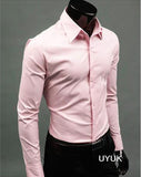 Slim Fit Button Up Dress Shirt - Multi Variant