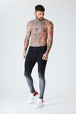Spray on Skinny Jeans - Black Dip Fade