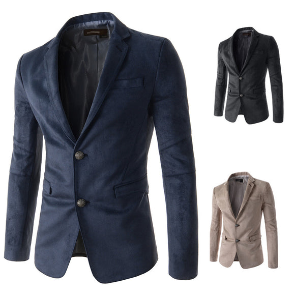 Men's Vegan Suede Sports Coat