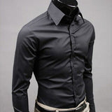 Slim Fit Button Up Dress Shirt - Multi Variant