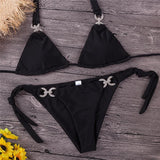 BeDazzled Crystal Two Piece Bikini Set