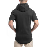 Light-weight Pull Over T-Shirt Fitness Hoodie