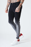 Spray on Skinny Jeans - Black Dip Fade