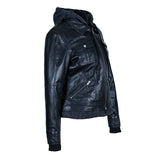 MKL- Women's Motorcycle Vegan Leather Jacket