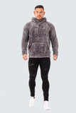 Block Borg Hoodie - Grey
