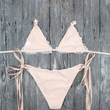 BeDazzled Crystal Two Piece Bikini Set