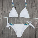 BeDazzled Crystal Two Piece Bikini Set
