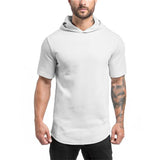 Light-weight Pull Over T-Shirt Fitness Hoodie