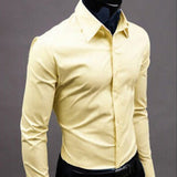 Slim Fit Button Up Dress Shirt - Multi Variant