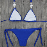 BeDazzled Crystal Two Piece Bikini Set