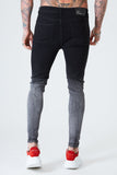 Spray on Skinny Jeans - Black Dip Fade
