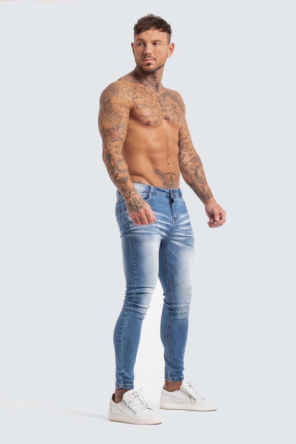 Skinny 'Essential' Jeans - Sky Blue