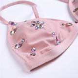 BeDazzled Crystal Two Piece Bikini Set