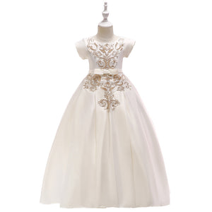 Bella Embroidered Girls Dress